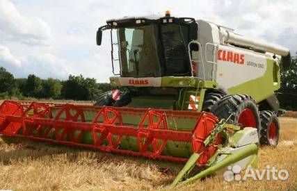 На разборке сельхозтехника Claas