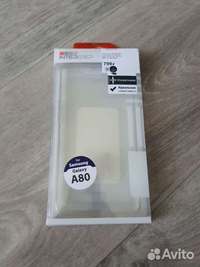 Защитное стекло и чехлы на Samsung A80