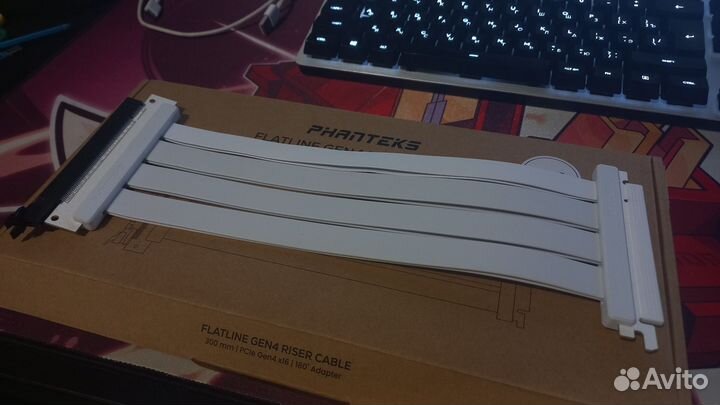 Phanteks flatline gen4 riser cable PCI-E 4.0