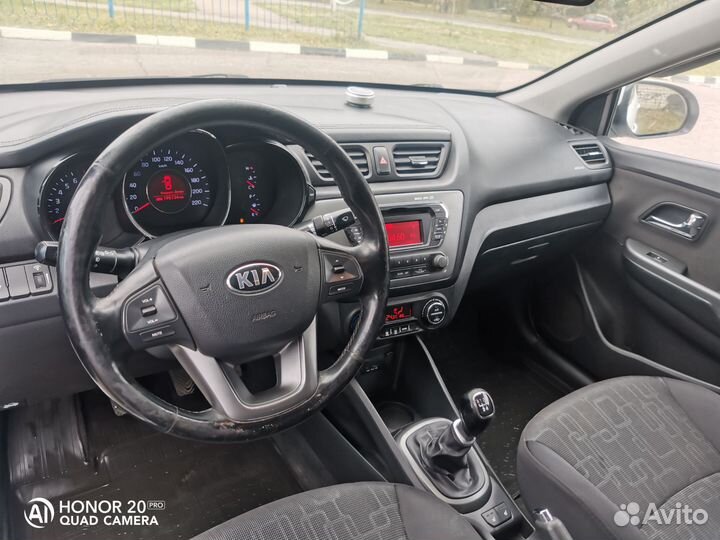 Kia Rio 1.6 МТ, 2013, 195 689 км