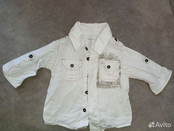 Рубашки детские 74-80 размер
