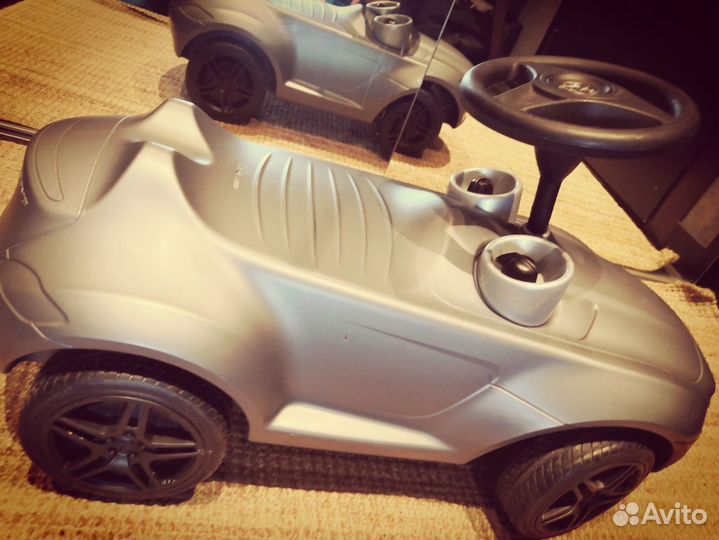 Детский толокар машинка BIG Mercedes Benz SLS AMG