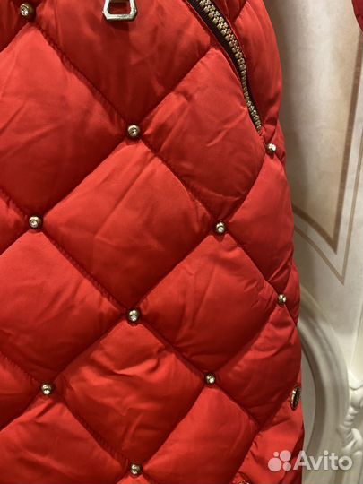 Куртка зимняя удлиненная для девочки 152 см