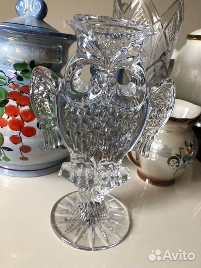 Хрустальные подсвечник