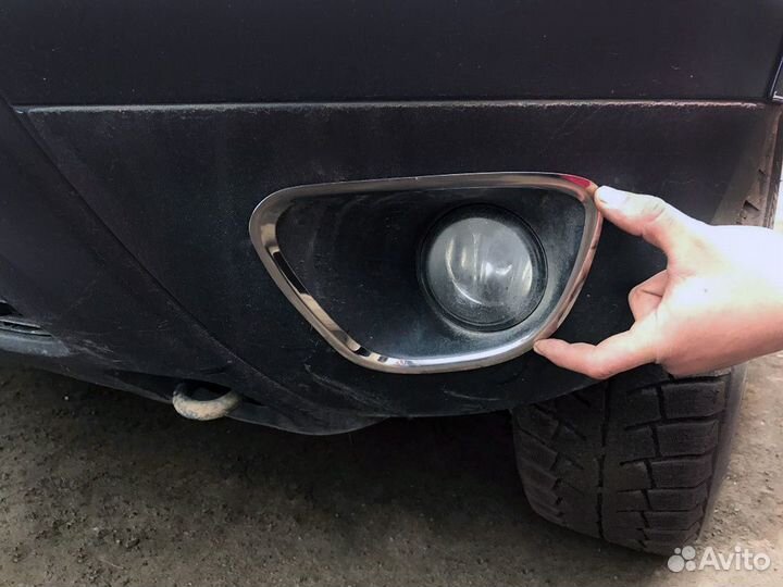 Окантовка на противотуманные фары Renault Duster