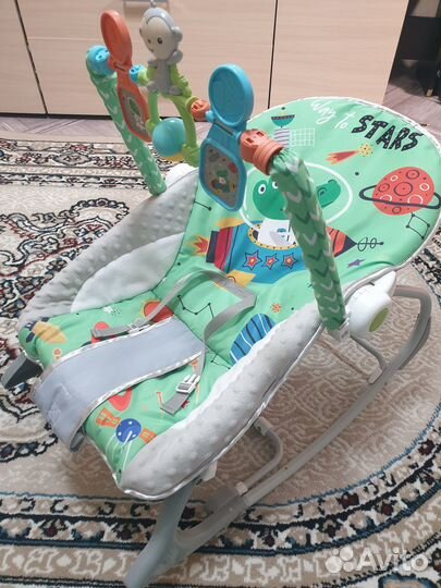 Шезлонг детский для новорожденного от 0 до 4 лет