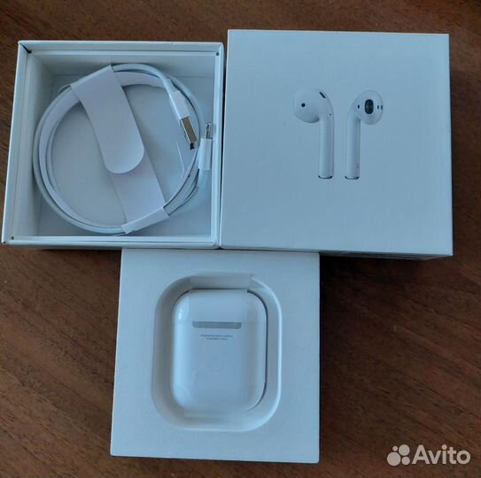 Беспроводные наушники apple airpods 2