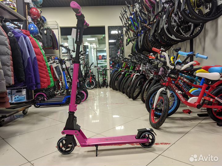 Детский самокат Globber 125'' (розовый)