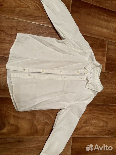 Рубашка zara для мальчика 104