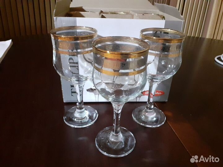 Фужеры новые в упаковке