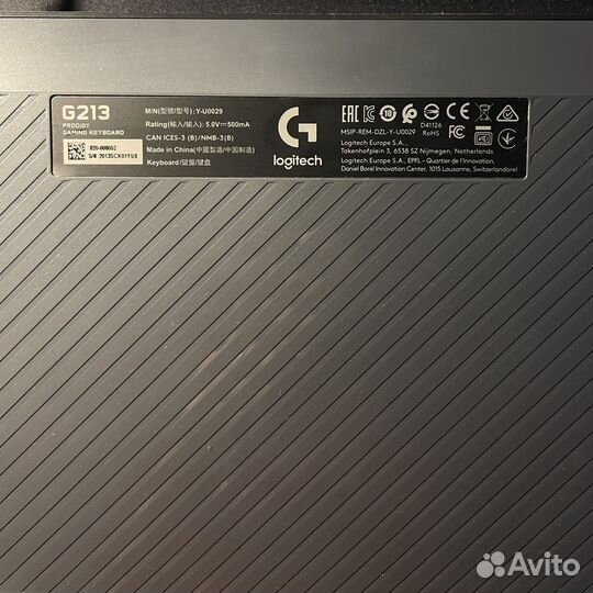 Клавиатура Logitech G G213 Prodigy