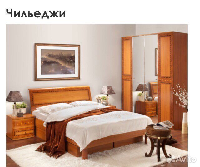 Кровать с тумбами Шатура