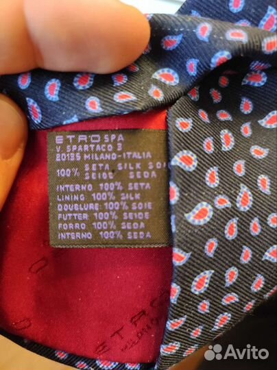 Галстук Etro Италия