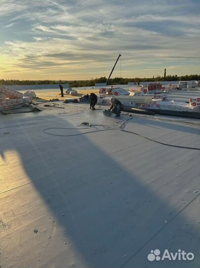 Кровельные работы Монтаж пвх мембраны