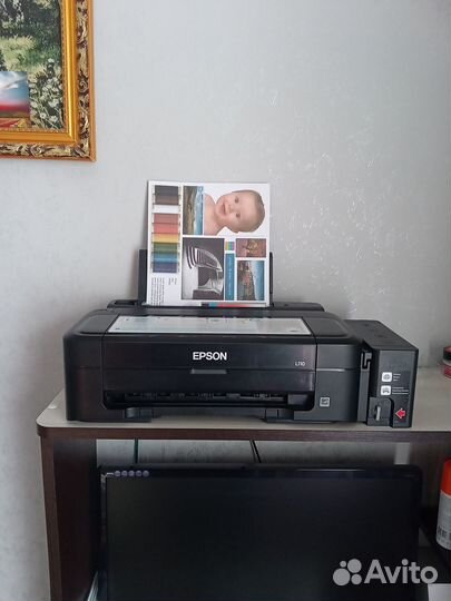 Цветной струйный принтер epson l110 С снпч