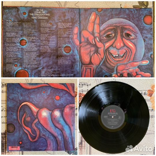 King Crimson, 8 LP одним лотом, UK, Japan
