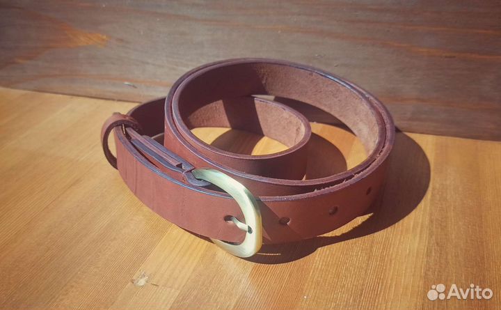 Ремень женский кожаный