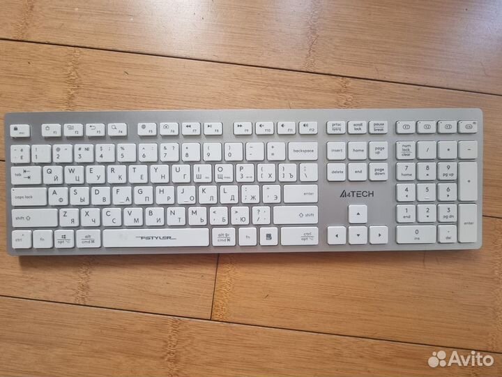 Белая клавиатура A4Tech Fstyler FBX50C