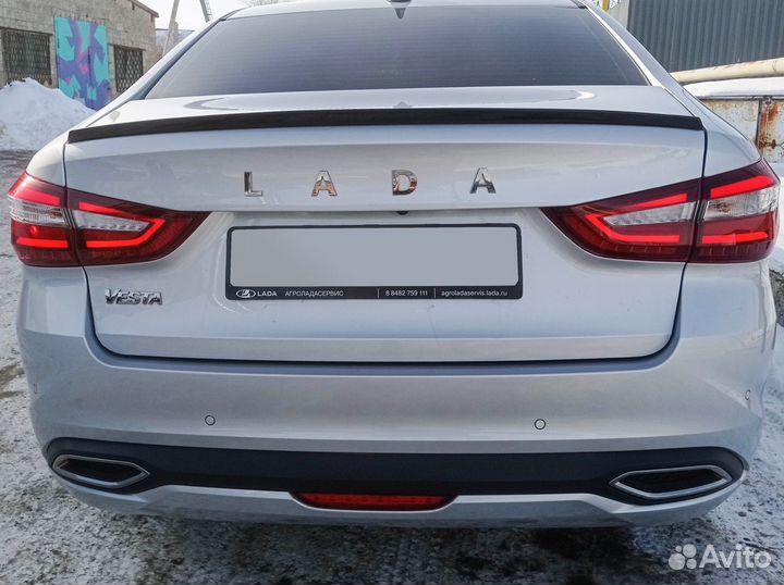 Лип спойлер на LADA Vesta NG