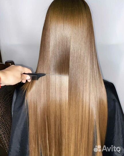 Кератиновое выпрямление волос на дому