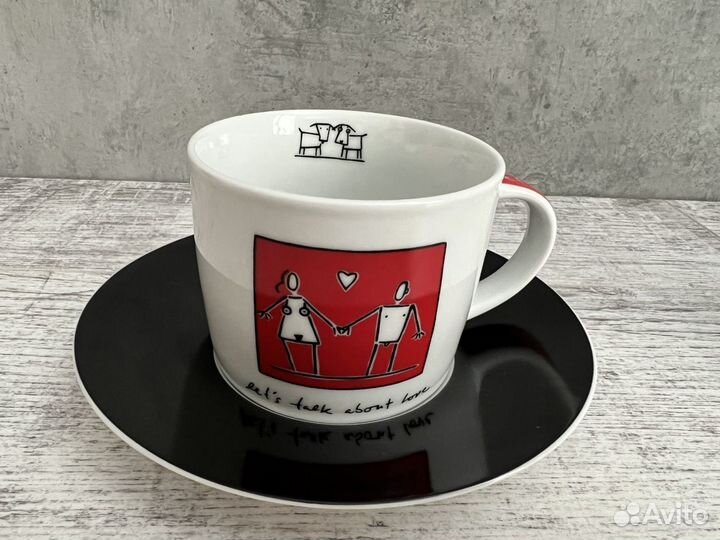 Новый кофейный набор фарфор