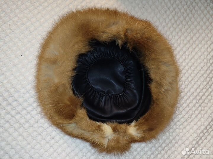 Шапка из куницы, размер 59