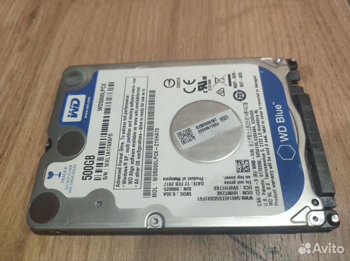 Жесткий диск для ноутбука ide 2.5