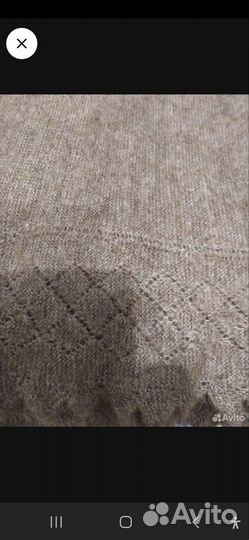 Шаль пуховая ручная работа