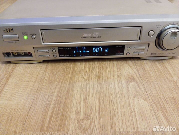 Видеомагнитофон JVC HR-S7600 TBC 3DNR svhs
