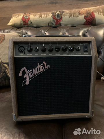 Комбик для электроакустической гитары fender