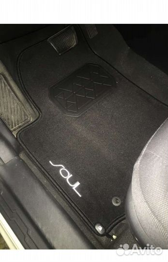 Автомобильные коврики текстильные kia