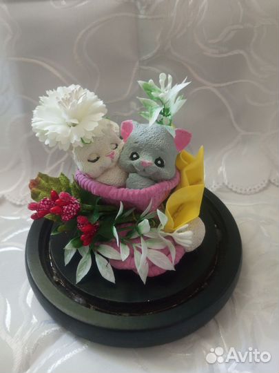 Роза в колбе, композиция,подарок