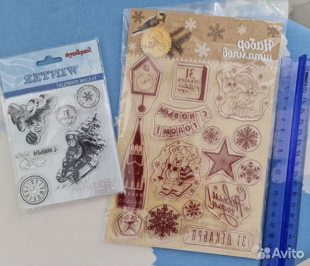 Силиконовые штампы для скрапбукинга