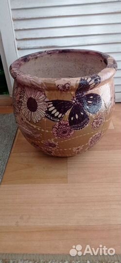 Напольные керамические горшки для цветов