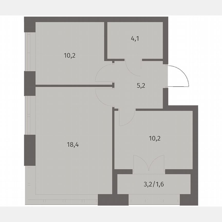 2-к. квартира, 49,7 м², 7/11 эт.