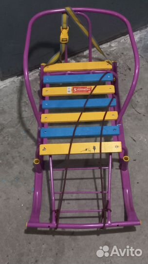 Детские санки Тимка с колесами