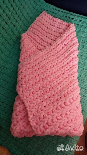 Детский плед из Alize Puffy