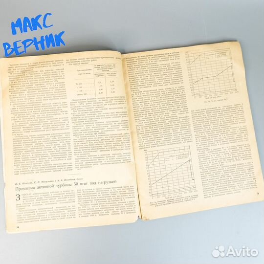 Выпуск журнала Тепло и сила 1936