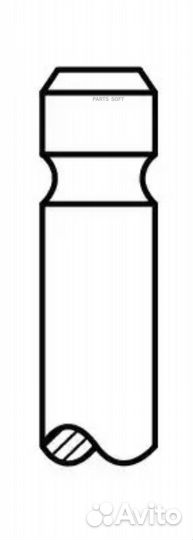 AE V91148 Клапан впускной opel vectra 2.0