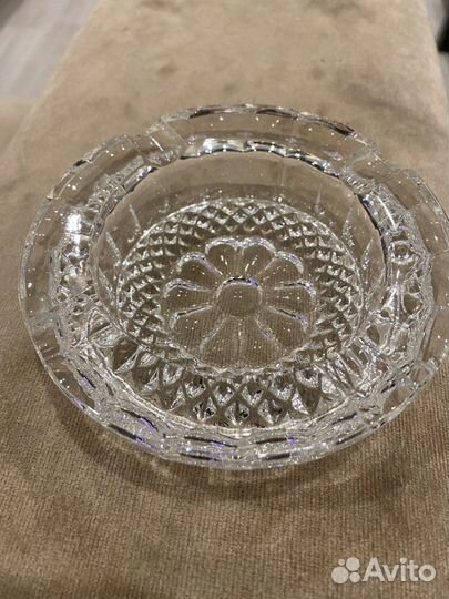 Хрустальная пепельница Богемия