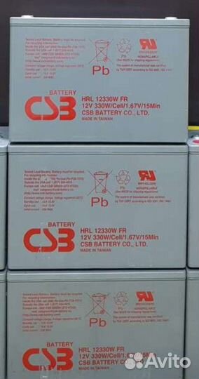 Аккумулятор гелиевый агм agm csb hrl 12330 w 83 а