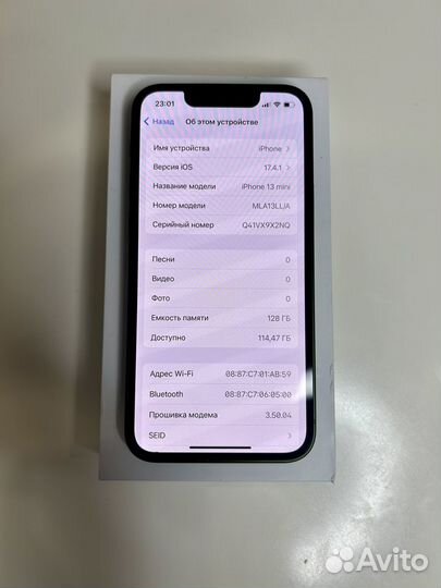 iPhone 13 mini, 128 ГБ