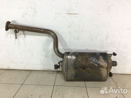 Задняя банка глушителя