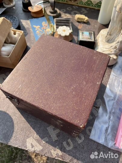 Сундук деревянный старинный шкатулка