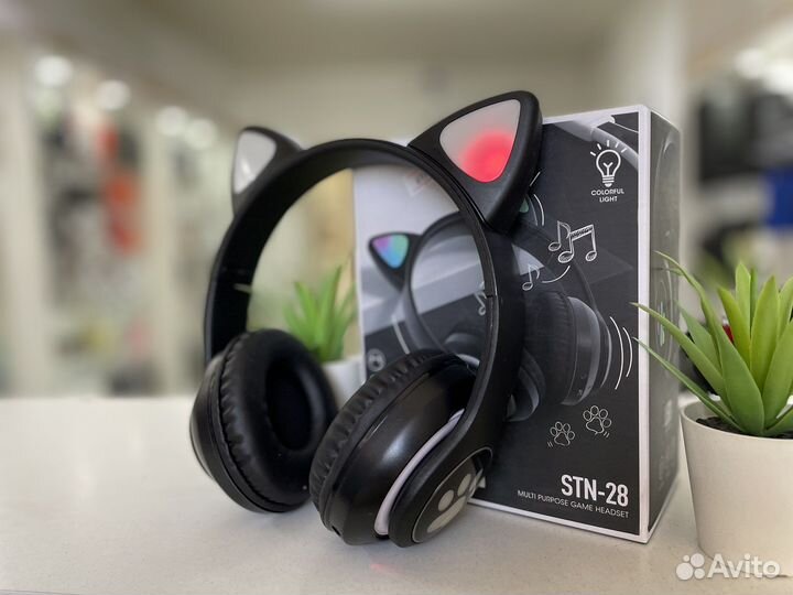 Беспроводные наушники с ушками STN28 (новые)