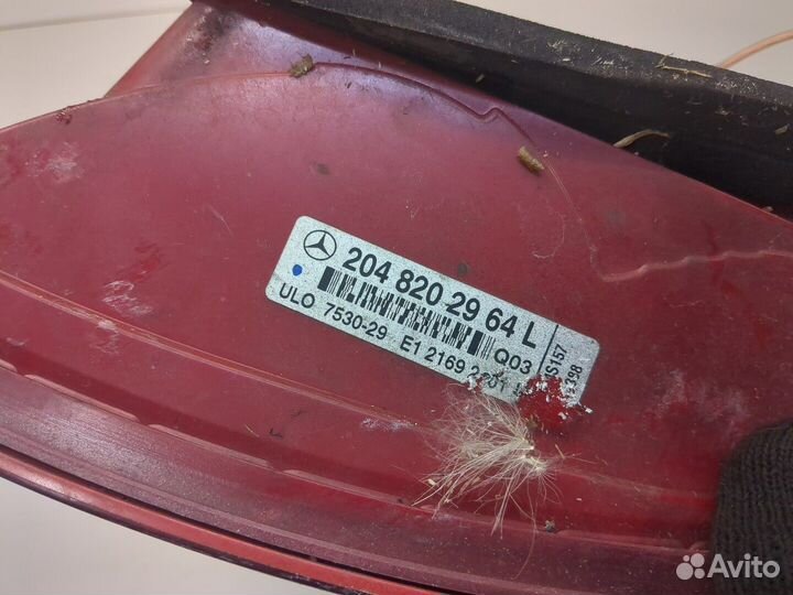 Фонарь (задний) Mercedes C W204, 2007