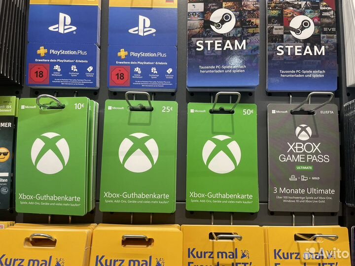 Карта оплаты apple, ps, xbox, google