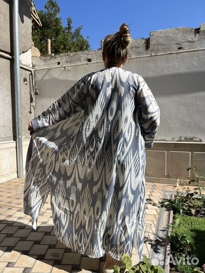 Узбекская накибкая. Абайя чапан