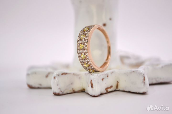 Позолоченное кольцо 