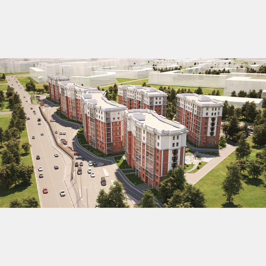 2-к. квартира, 68,3 м², 1/8 эт.